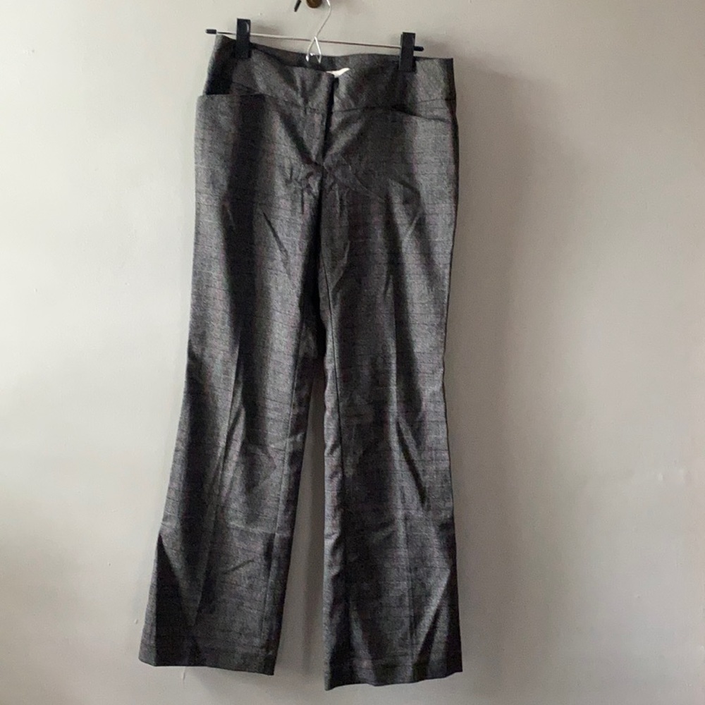 Loft Pants with subtle plaid pattern